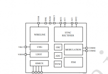 OPS1121B  符合 QI 1.2.4 3W 高效率无线充电接收芯片