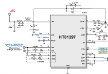 HT81297 18W内置升压单声道D类音频功放
