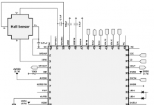 HTD9800 内置光圈控制的摄像机和安全监控摄像头用镜头驱动芯