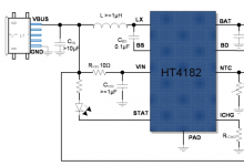 HT4182, HT4186 具有电量均衡功能的5V输入高效同步升压型