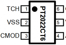PT2022CT6 单触控锁存型输出 IC