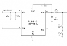 PL88101 高压同步降压转换器