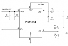 PL88104 高压同步降压转换器
