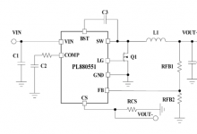 PL880551 降压DC-DC稳压器