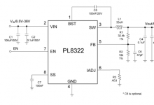 PL8322 同步降压转换器