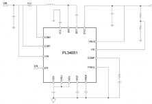 PL34051 同步升压转换器